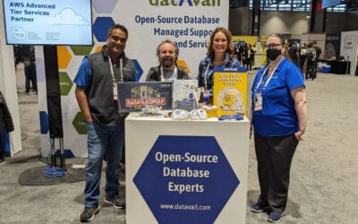 The Nous Analytics team at KubeCon / CloudNativeCon